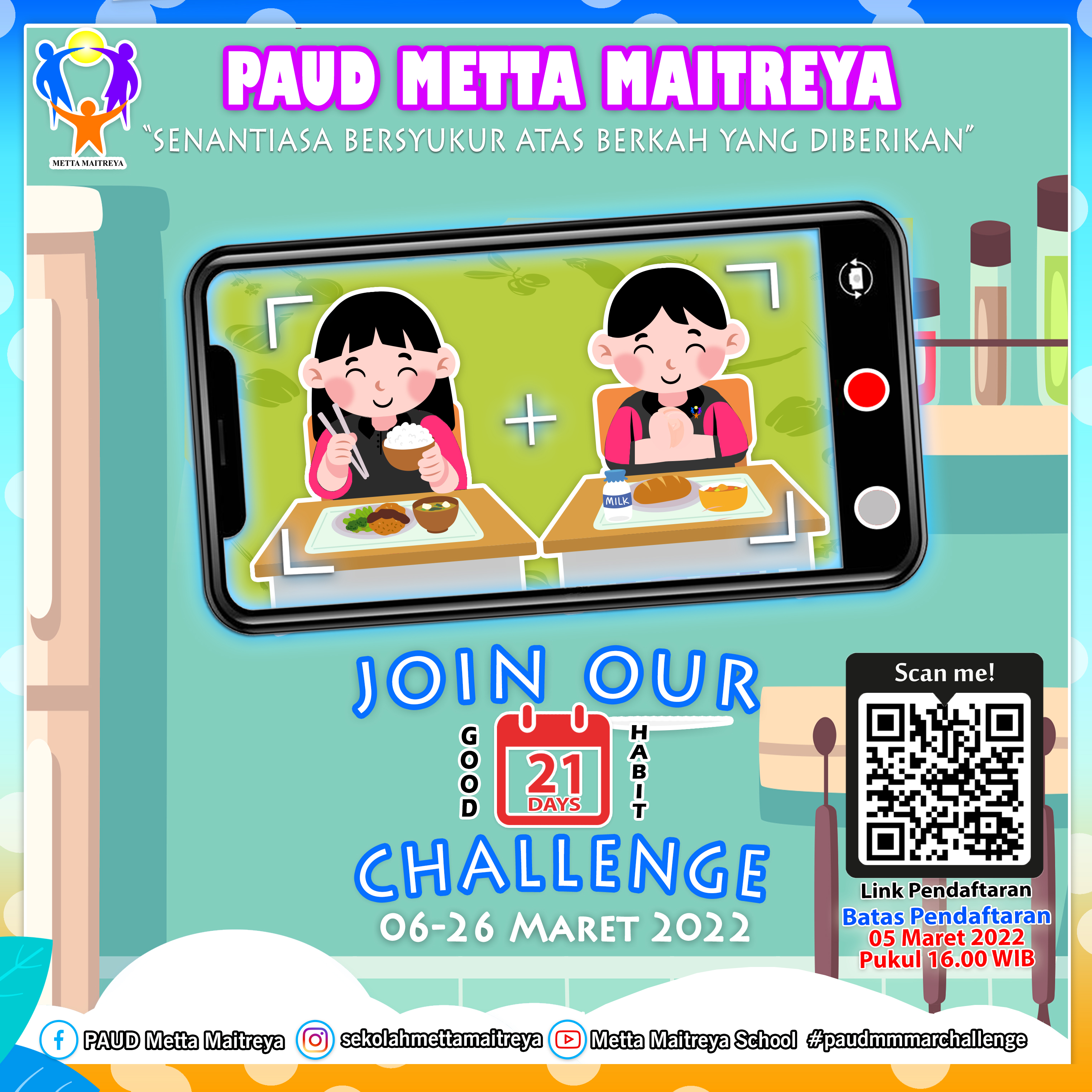 March Good Habit Challenge | PAUD METTA MAITREYA